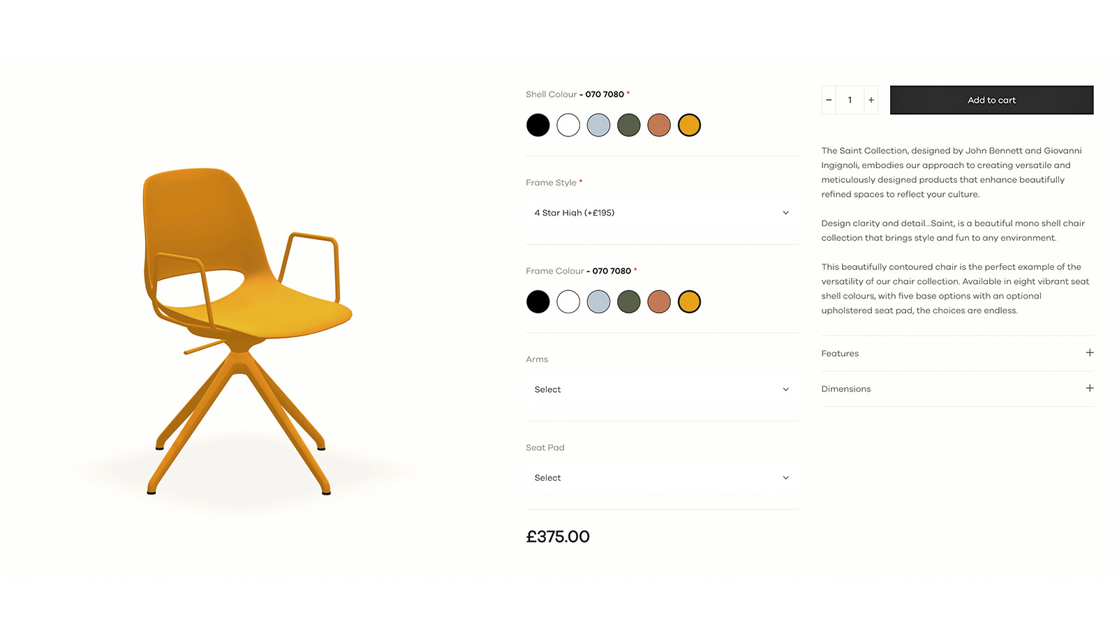 shopify, magento, woocommerce intergrated 3d configurator